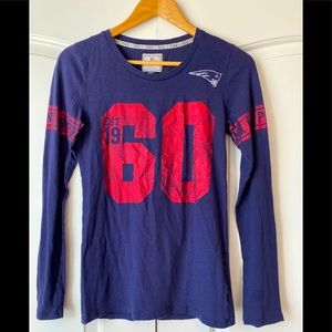 VS PINK Patriots Long Sleeve Tee